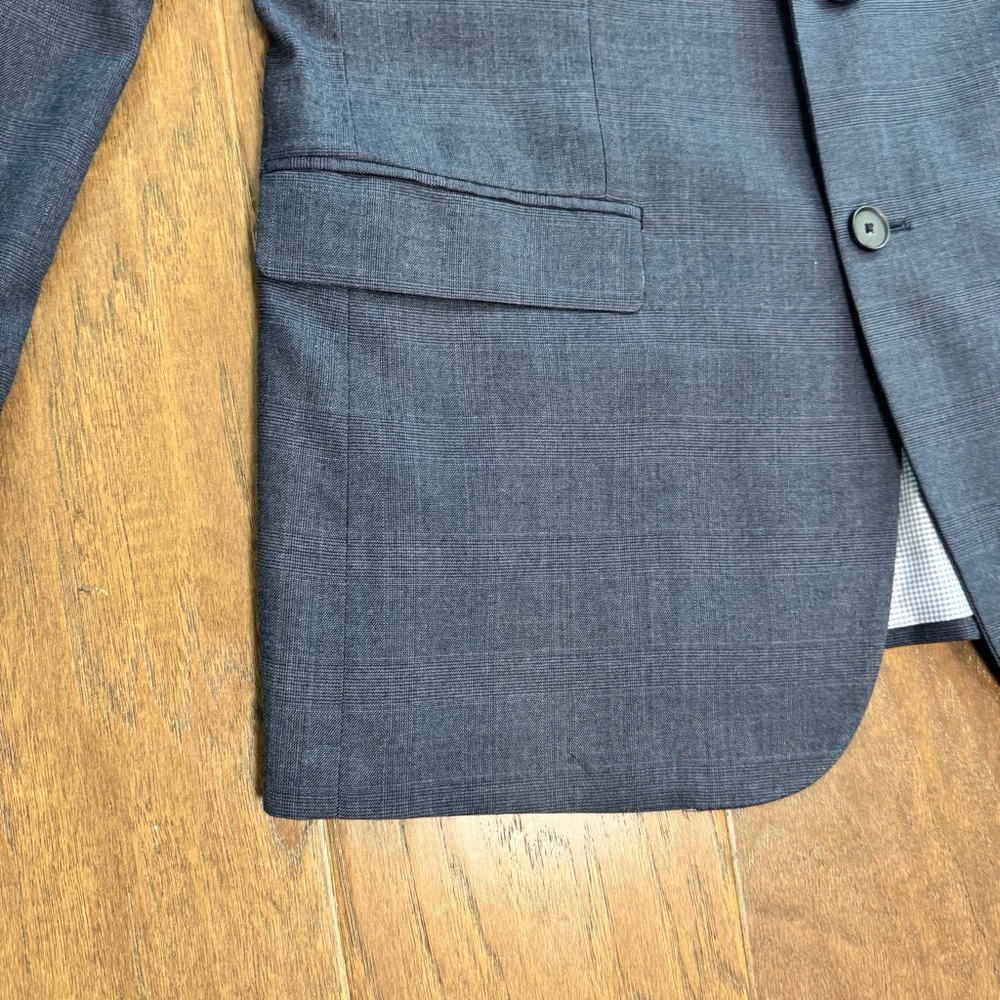 Banana Republic Dark Blue Slim Fit Men's Blazer - Picture 5 of 16